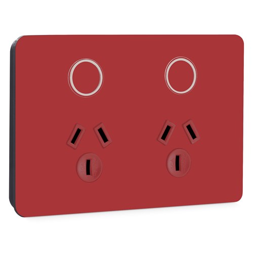 Hesperus Double Powerpoint, OrientRed (Side)